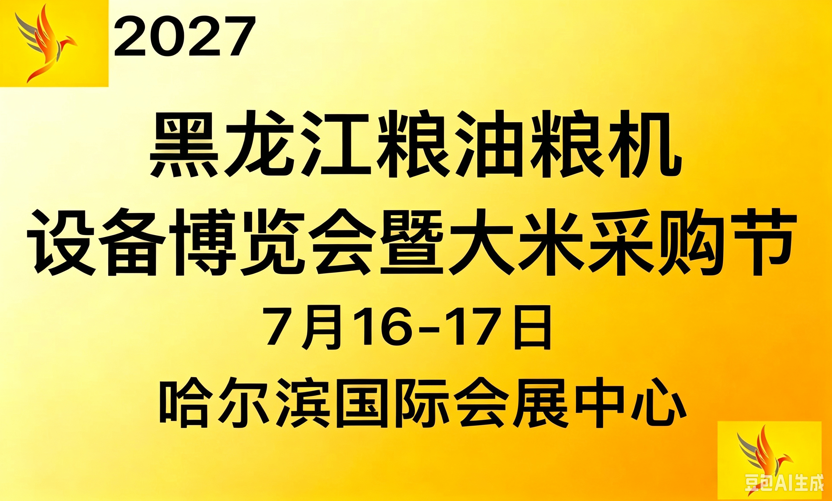 2027黑龙江粮油粮机设备博览会暨大米采购节